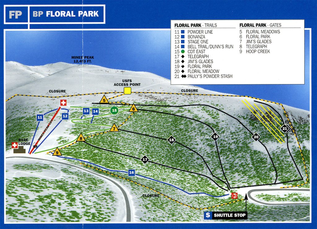 Berthoud Pass Map - Floral Park
